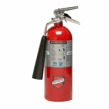 BUCKEYE 5 lb. Carbon Dioxide BC Fire Extinguisher - Rechargeable - UL Rating 5-B:C 47245100